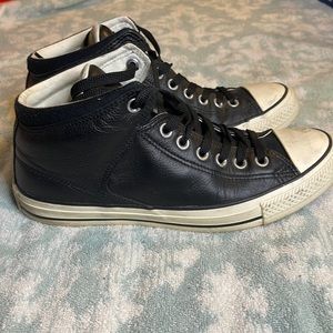 Leather Converse high street used